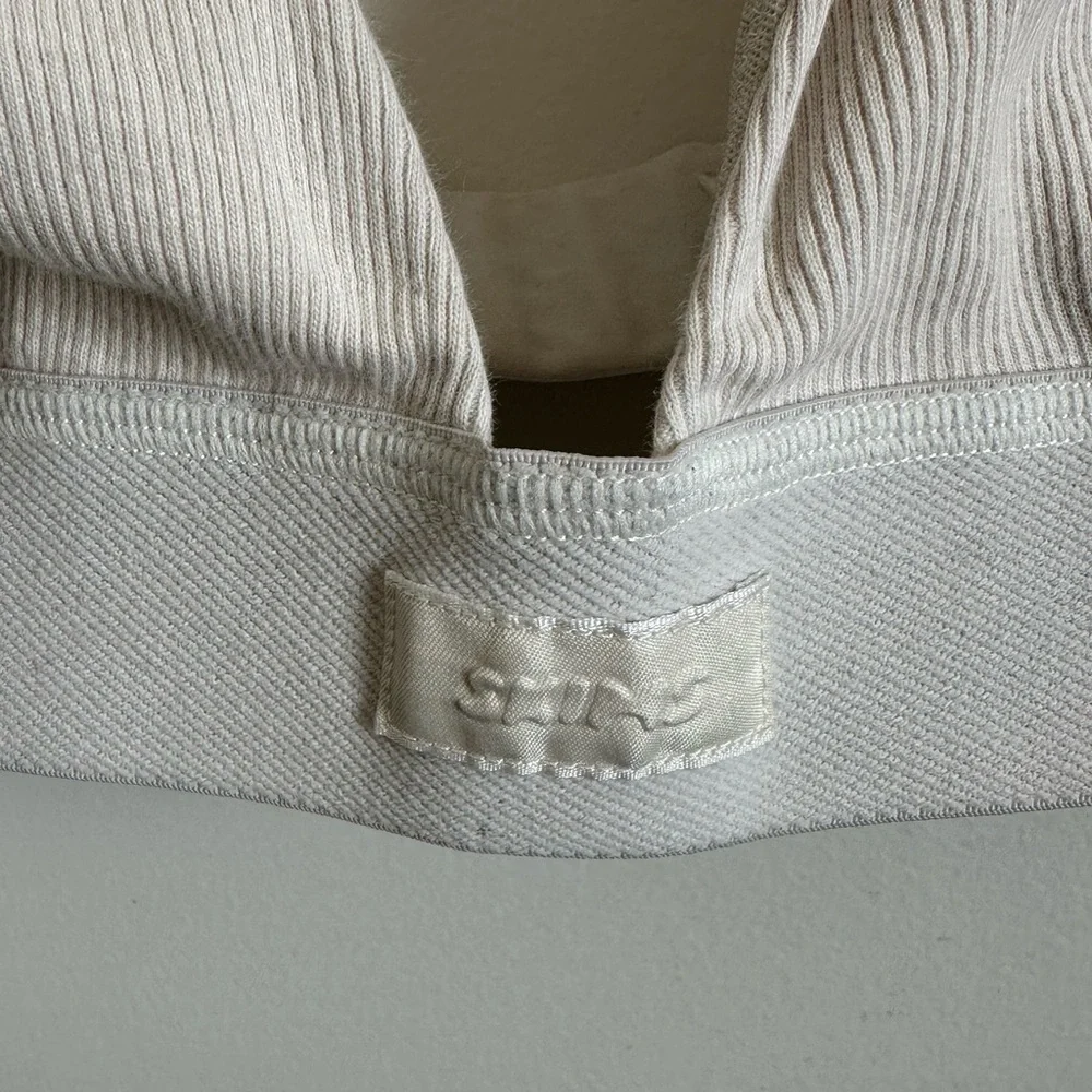 Skims Cotton Plunge Bra - Picture 3 of 5